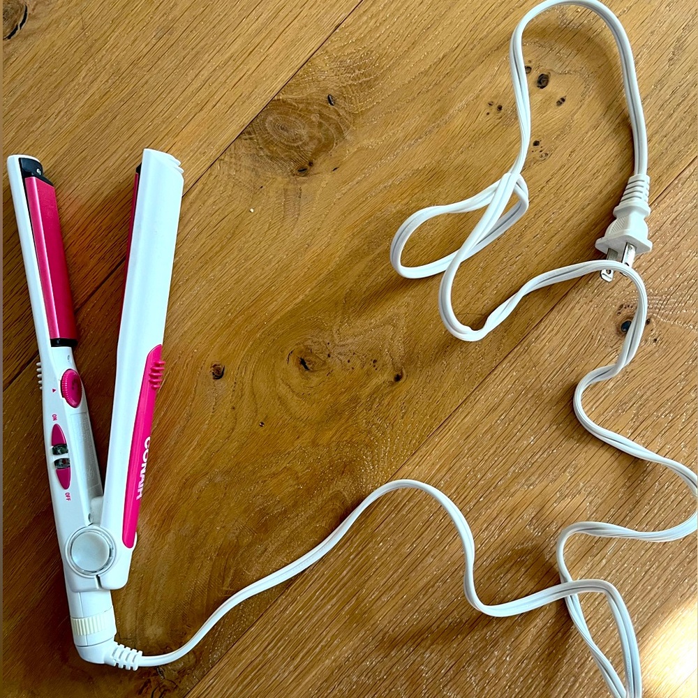 Conair Double Ceramic 1" Hair Straightener EUC no box